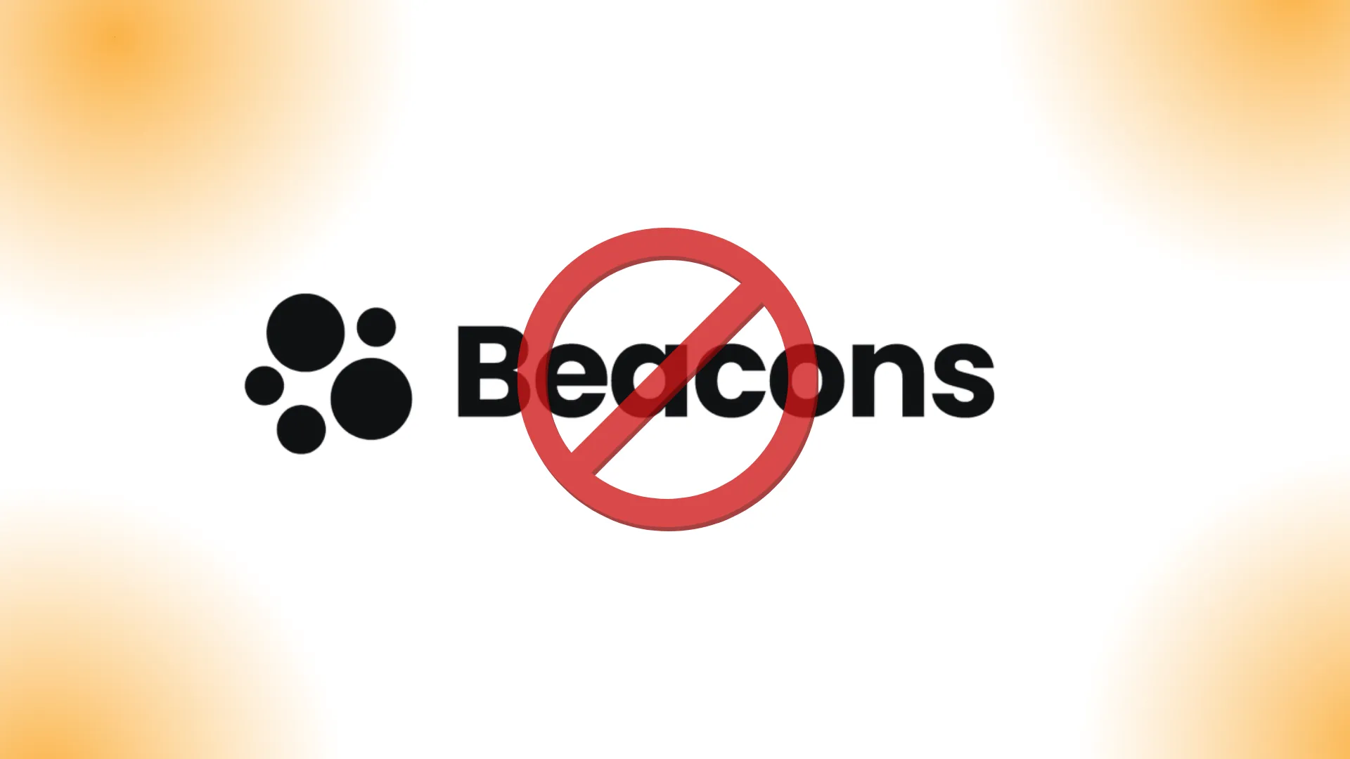 logo beacons avec un sens interdit